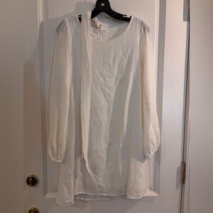 Elegant White Lace Dress